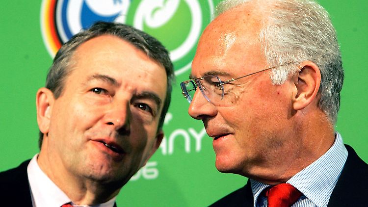 Wer wusste was? Und wann? Und überhaupt? Wolfgang Niersbach und Franz Beckenbauer.