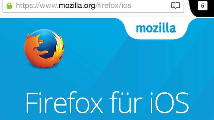 Den Firefox-Browser gibt's jetzt auch für iPhone und iPad.