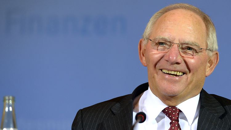 "Schwarze Null": Das freut Bundesfinanzminister Schäuble.