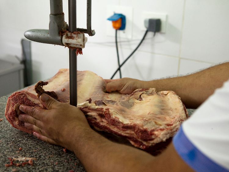 In einer Fleischerei in Buenos Aires: Die Nachfrage nach magereren Fleischschnitten ist gestiegen.