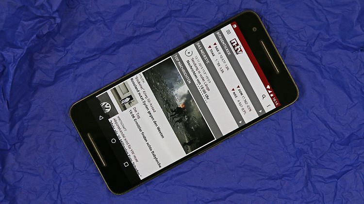 Das Huawei Nexus 6P hat ein ultrascharfes Display.