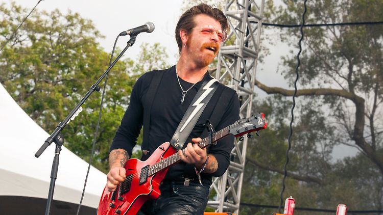 Jesse Hughes, Frontmann der Eagles of Death Metal, bei einem Festival am 11. September 2015 in Chicago.