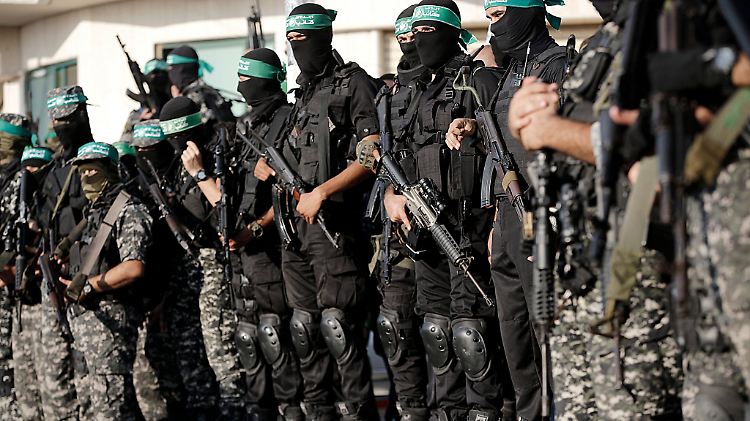 Parade des bewaffneten Arms der Hamas in Gaza-Stadt: zweifelhafte Distanzierung?