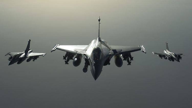 Französische Rafale-Kampfjets im Einsatz