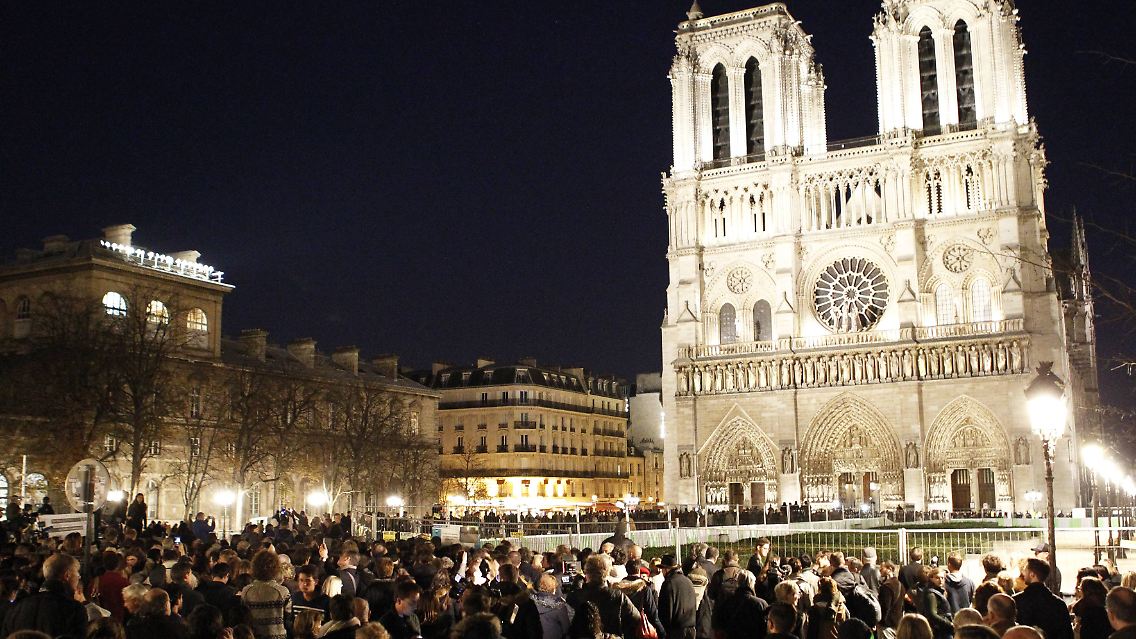 Die Kathedrale Notre-Dame de Paris.