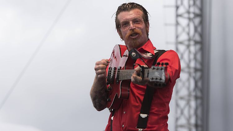 2016 wieder in Israel? Jesse Hughes, Frontmann der Eagles of Death Metal (Foto vom 19. September 2015).