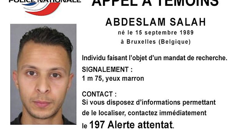 Fahndungsfoto von Abdeslam Salah.