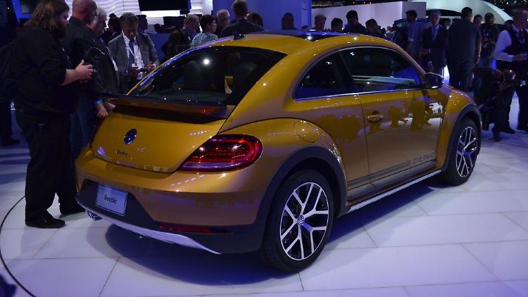 Der Heckspoiler ist neben der Farbe das, was den Dune von einem normalen Beetle unterscheidet.