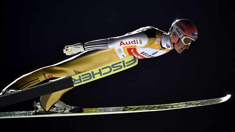 Der deutsche Schlussspringer Severin Freund.