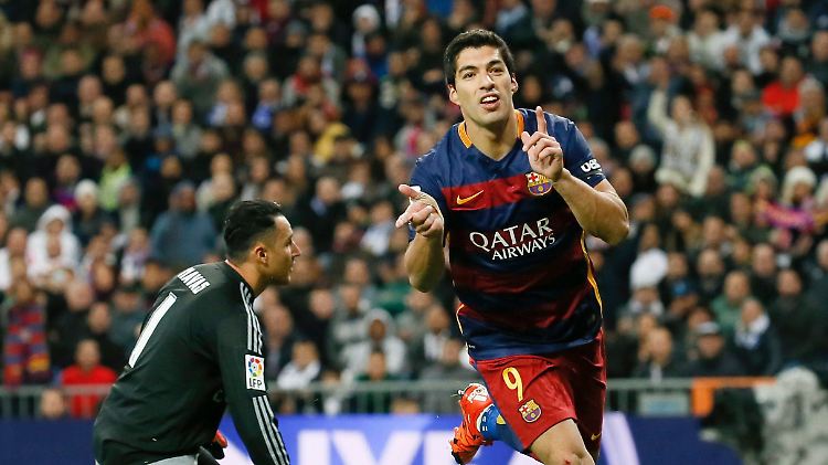 Luis Suarez traf im Clasico doppelt für den FC Barcelona - und das in Madrid.