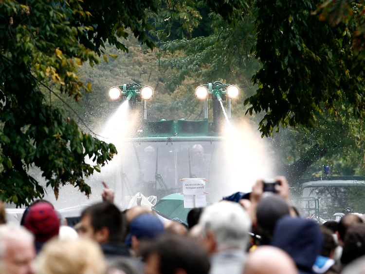 Für die Polizei war der Einsatz verhältnismäßig.
