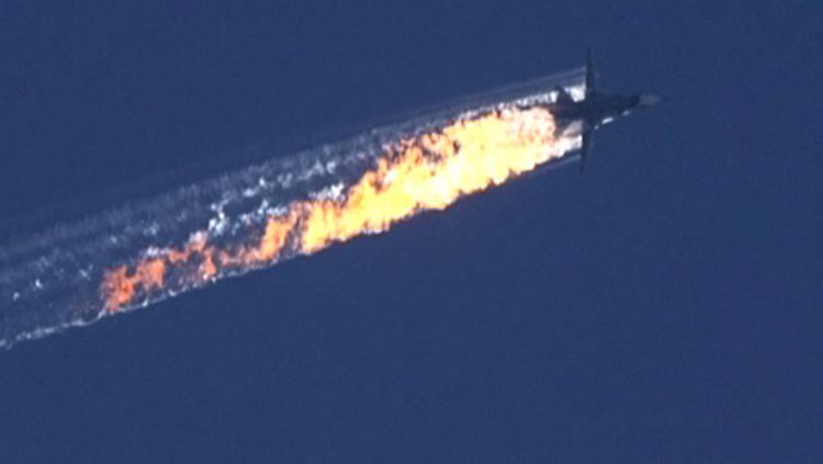 Die beiden Piloten entkamen mit Schleudersitzen aus dem abgeschossenen Jet - einer von ihnen wurde jedoch danach getötet.