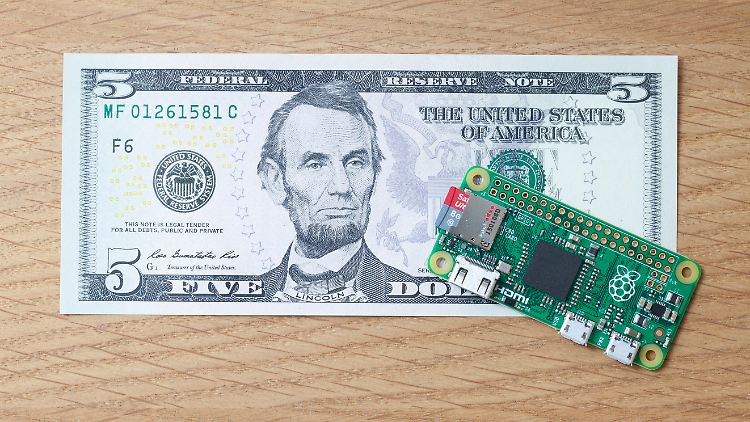 Der Raspberry Pi Zero ist winzig und kostet nur 5 Dollar.