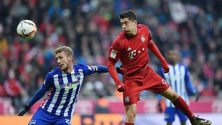 Auch ohne ein Tor von Robert Lewandowski siegte der FC Bayern locker gegen Hertha BSC.