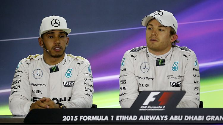 Weltmeister Lewis Hamilton hatte im teaminternen Duell das Nachsehen gegen Nico Rosberg.