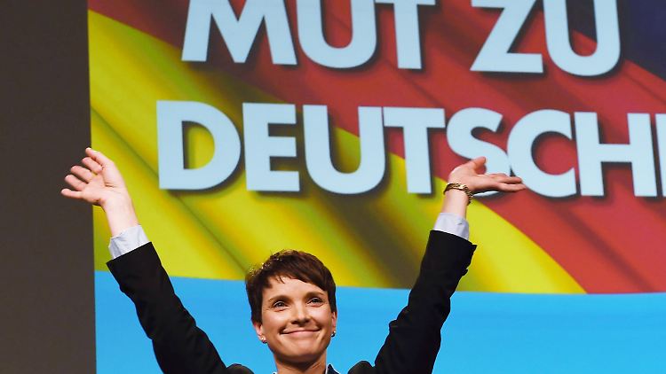 Versäumt es, sich von rechtsextremen Positionen entschieden zu distanzieren: AfD-Chefin Frauke Petry.