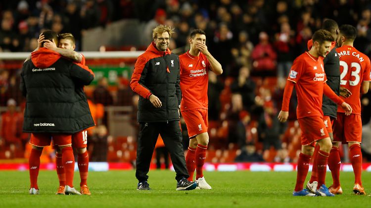 Jürgen Klopp und der FC Liverpool rückten in der Premier League auf Rang 6 vor.