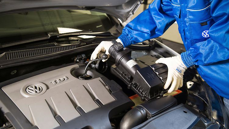 So sollen die veränderten Luftfilter aussehen, die VW bei einigen der manipulierten Wagen einbauen will. Bei vielen Autos soll ein Softwareupdate ausreichen. 