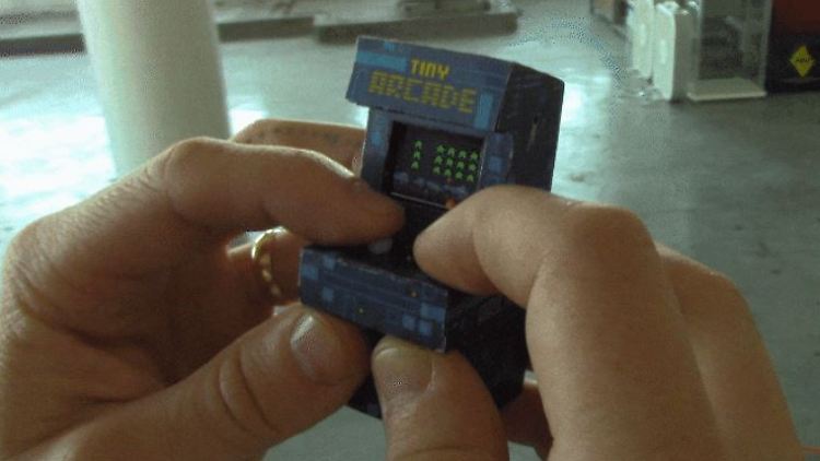 Wer mit den Tiny Arcades zocken will, braucht Fingerspitzengefühl. 