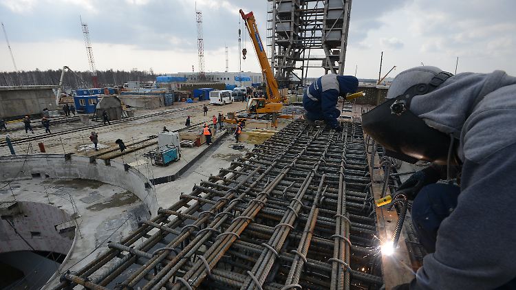 An der Baustelle am Amur-Fluss hat es immer wieder Rückschläge gegeben.