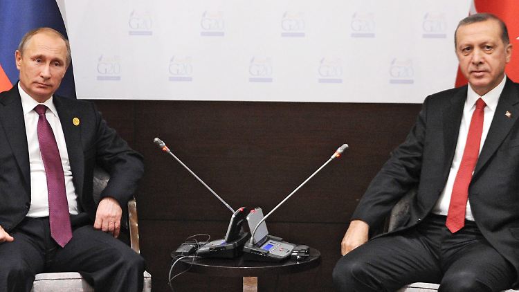 Zwischen den beiden Staatspräsidenten Putin und Erdogan herrscht Eiszeit.