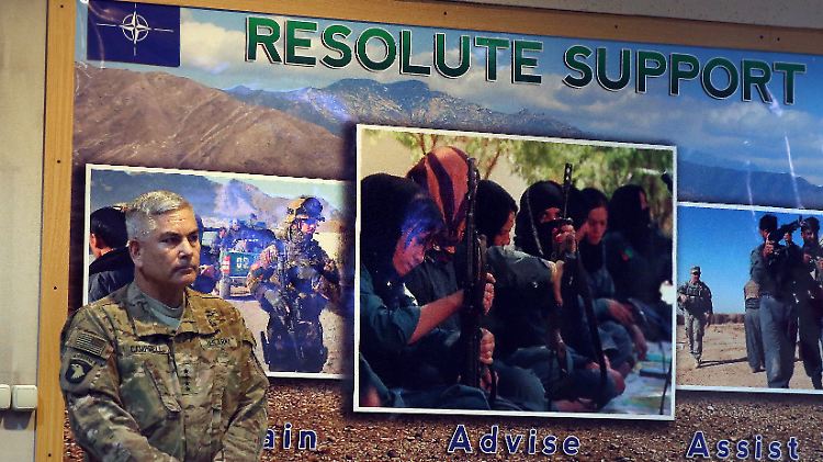 Die Mission "Resolute Support" der Nato in Afghanistan soll mit 12.000 Soldaten weitergehen.