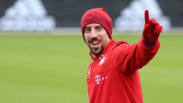 Ganz schön glücklich, dieser Franck Ribéry.