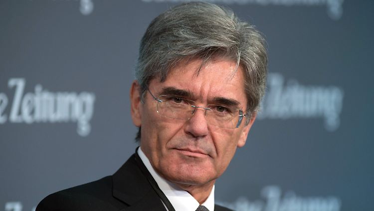 Joe Kaeser schaut besorgt in Richtung USA.