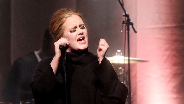 Auf der Erfolgswelle: Adele.