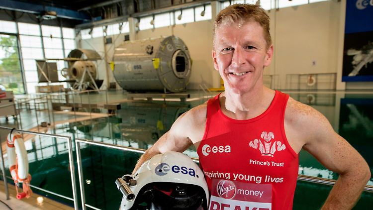Tim Peake im European Astronaut Centre in Köln.