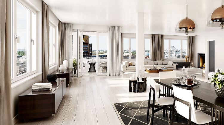 Ein Penthouse im "High Park" am Potsdamer Platz: 11.000 Euro soll der Quadratmeter kosten.