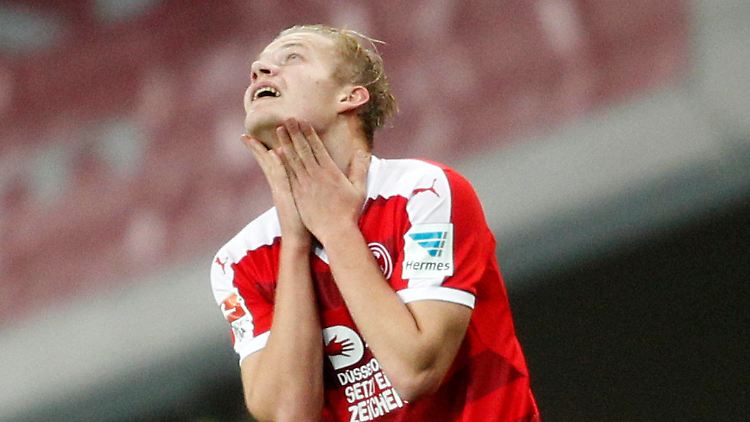 Joel Pohjanpalo nach seinem Siegtreffer.