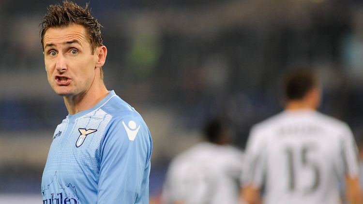 Gereizt? Miroslav Klose.
