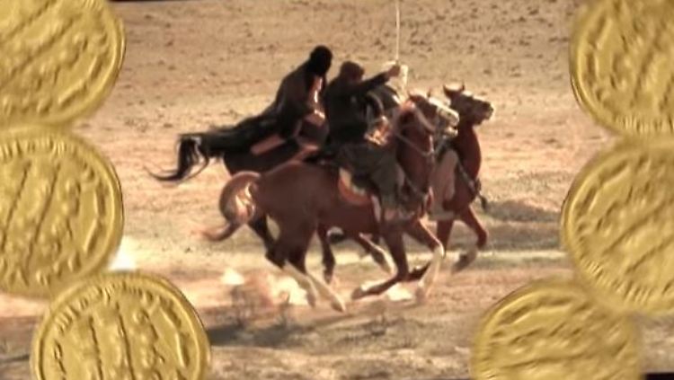 Zurück zum Goldstandard: Szene aus einem IS-Propaganda-Video.
