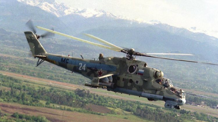 Russland stockt seinen Bestand an Mi24-Helikoptern in Armenien auf.