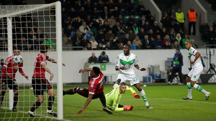 Der doppelte Naldo verpasste Manchester United in Wolfsburg den Champions-League-K.o.