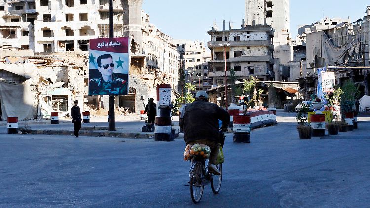 Nach jahrelangen Kämpfen ist die Altstadt von Homs in weiten Teilen zerstört.