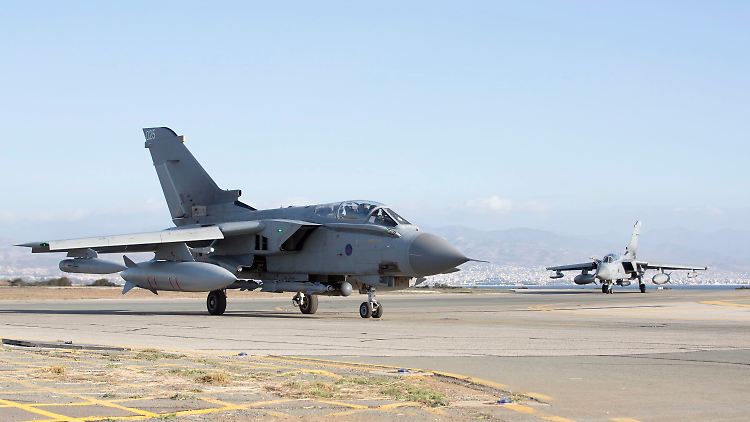 Großbritannien bekämpft den IS unter anderem mit diesem Tornado GR4-Kampfjet.