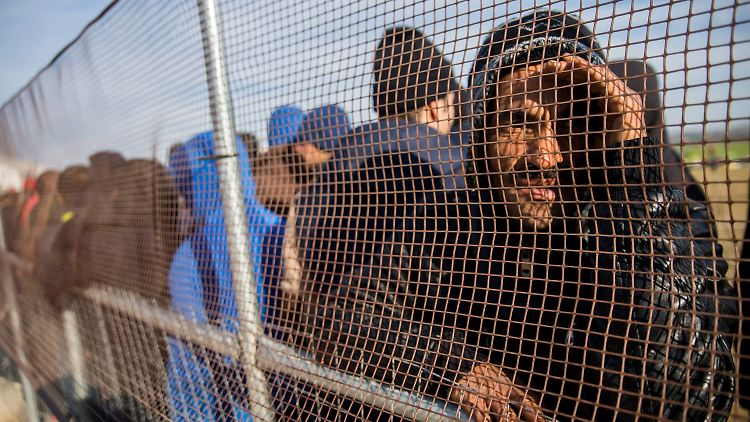 Flüchtling an der Grenze zu Mazedonien: Griechenlands Regierung holt Hunderte Menschen zurück nach Athen.