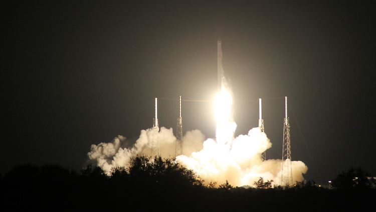Eine Falcon 9 beim Start: Diese erreichte ihr Ziel.