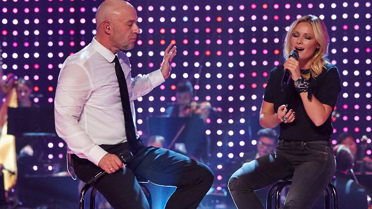 Ein ungewöhnliches Duo: Der Graf von Unheilig und Helene Fischer.
