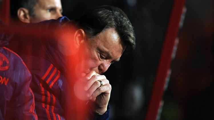 Auf Talfahrt mit Manchester United: Louis van Gaal.