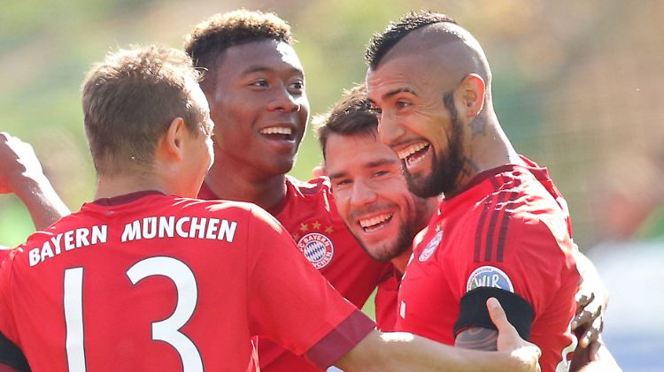 Gut lachen: Das Bundesligaspiel in Darmstadt gewann der FC Bayern mit 3:0.