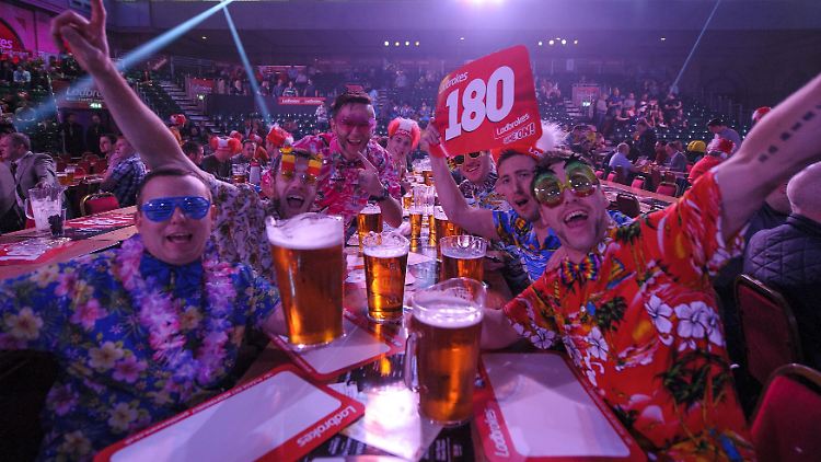 Im Ally Pally findet noch bis zum 2. Januar die Darts-WM statt.