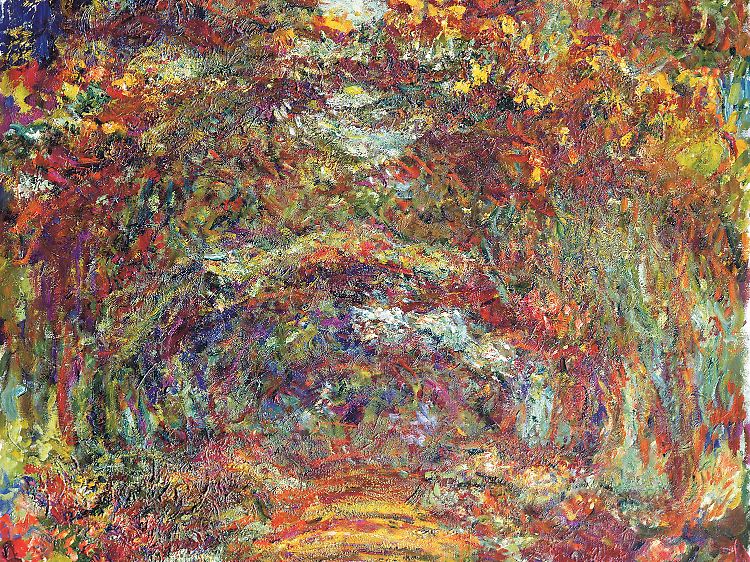"Der Rosenweg in Giverny" (1920-22)
