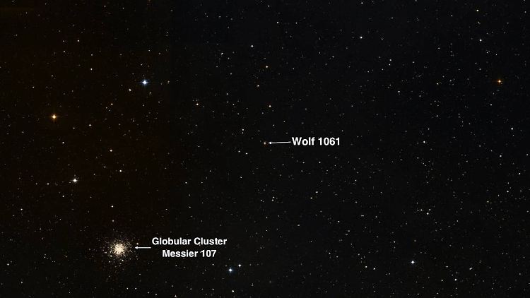 Astronomen haben den Exoplaneten Wolf 1061c entdeckt.