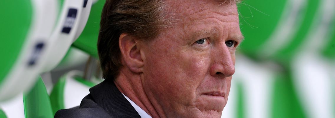 Der schlechte Start hängt ihm nach: Wolfsburgs Trainer Steve McClaren.