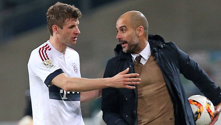 Ende der Zusammenarbeit? Thomas Müller und Josep Guardiola.
