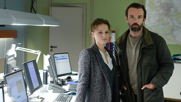 Neue Stadt, neues Büro: Kriminalhauptkommissarin Olga Lenski (Maria Simon) und Kriminalhauptkommissar Adam Raczek (Lucas Gregorowicz) im neuen "Polizeiruf 110".