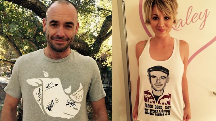 Paul Blackthorne und Kaley Cuoco verbindet die Liebe zu Tieren, sie sollen ein Paar sein.